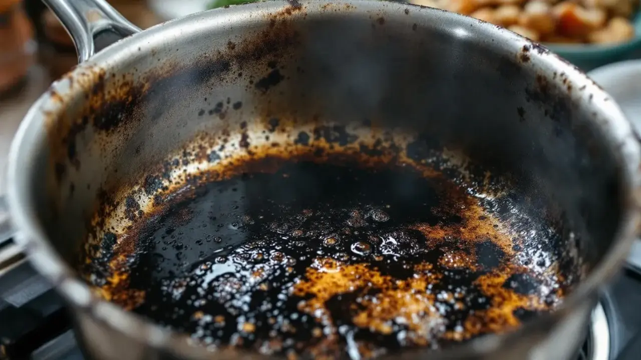Casserole brûlée par de la confiture, un défi de nettoyage. Voici comment nettoyer une casserole brûlée avec de la confiture.