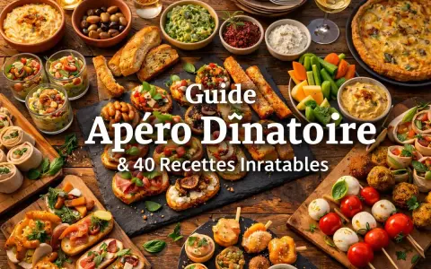 Un apéro dinatoire pour 10 personnes : tartines, verrines, quiche, crudités et dips. Idéal pour un repas convivial et gourmand.