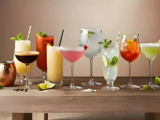 Une sélection de cocktails colorés, parfaits pour une soirée réussie. Chaque verre est une invitation à découvrir une nouvelle cocktails recette.