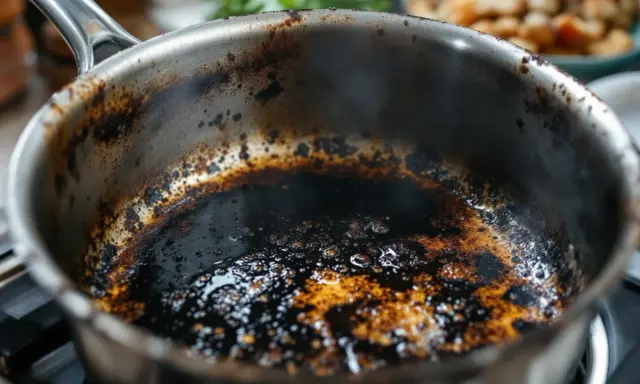 Casserole brûlée par de la confiture, un défi de nettoyage. Voici comment nettoyer une casserole brûlée avec de la confiture.